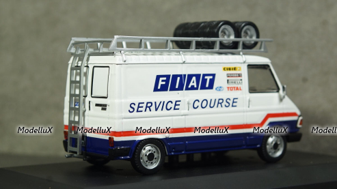 FIAT 242 FIAT FRANCE SERVICE COURSE 1979, IXO RAC273X 1:43