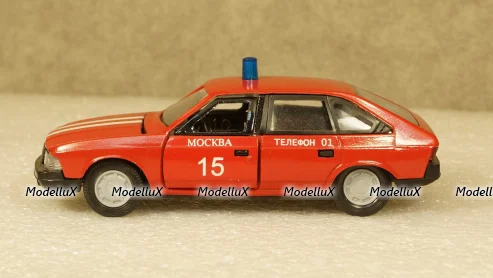 Москвич 2141 Пожарный, Агат 1:43 