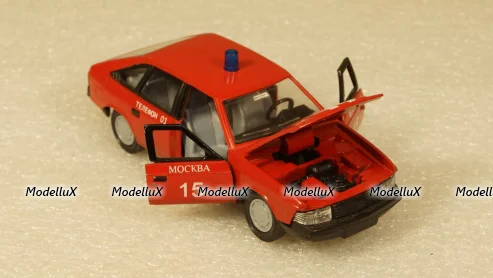 Москвич 2141 Пожарный, Агат 1:43 