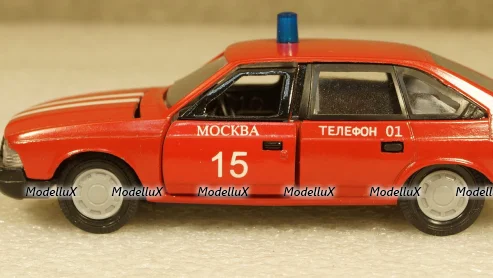 Москвич 2141 Пожарный, Агат 1:43 