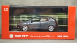 Seat Ibiza IV year 2008-2017 dark grey metallic, Seat 1:43