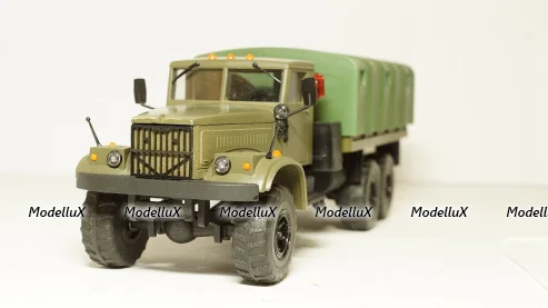 Краз 255 тентованный хаки в коробке, Саратов 1:43