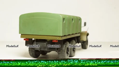Краз 255 тентованный хаки в коробке, Саратов 1:43