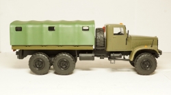 Краз 255 тентованный хаки в коробке, Саратов 1:43