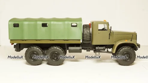 Краз 255 тентованный хаки в коробке, Саратов 1:43