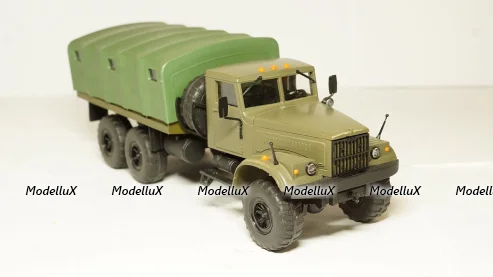Краз 255 тентованный хаки в коробке, Саратов 1:43