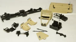 Краз 255 борт, песочный, на запчасти, Саратов 1:43