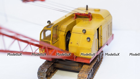Экскаватор 10011Д Кран с рабочей удлиненной стрелой, ТРЭКС 1:43