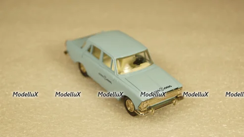 Москвич 408 Такси голубой, Тантал/Радон 1:43 