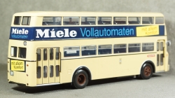 Bussing D2U double decker Miele 1958 beige, Minichamps 1:43