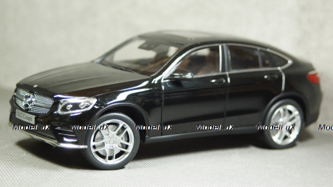 Mercedes GLC Coupe (C253) 2018 black, IScale 1:18
