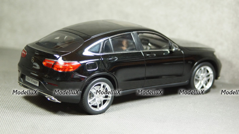 Mercedes GLC Coupe (C253) 2018 black, IScale 1:18