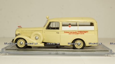 ЗИС 101 А АКЗ-4 "Санитарный транспорт", Студия Колесо 1:43