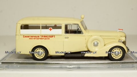 ЗИС 101 А АКЗ-4 "Санитарный транспорт", Студия Колесо 1:43
