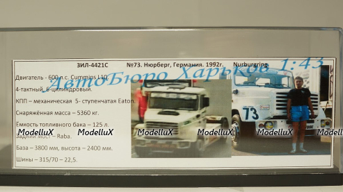 ЗИЛ 4421С №73, АвтоБюро 1:43