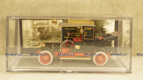 Руссо-Балт C24/30 Ландоле (№5 III-серии), князя Романова К. К (1910), Студия Колесо 1:43