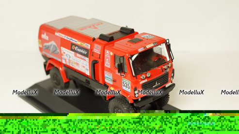 Боевая машина Маз 5309RR №535 Дакар 2015, АвтоБюро 1:43