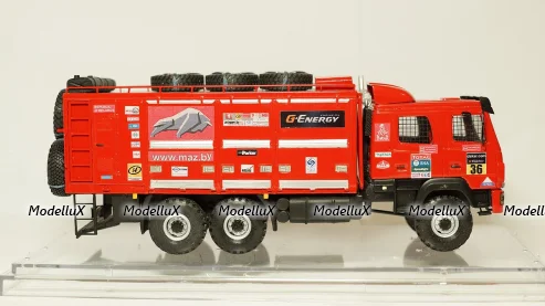 МАЗ 63028, Дакар техничка №36 2016, АвтоБюро 1:43 