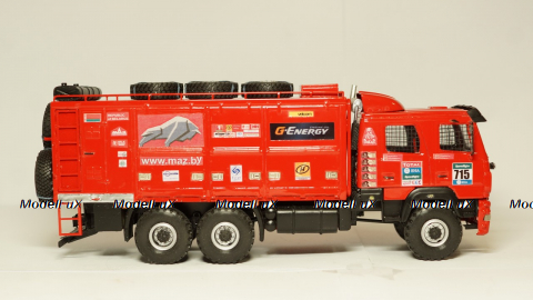 МАЗ 63028, Дакар техничка №715 2016, АвтоБюро 1:43 