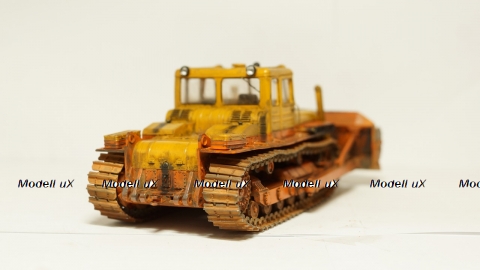 Трактор ДЭТ 250 1957 со следами эксплуатации 2, Трэкс 1:43