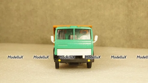 Камаз 5511 самосвал зелёный/оранжевый, Арек 1:43