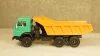 Камаз 5511 самосвал зелёный/оранжевый, Арек 1:43