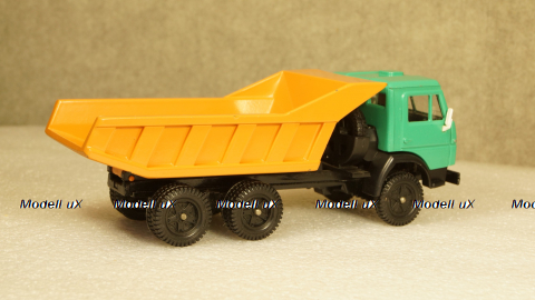 Камаз 5511 самосвал зелёный/оранжевый, Арек 1:43