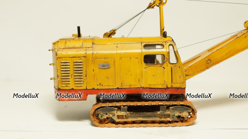 Экскаватор Э-10011Д 1975 со следами эксплуатации, ТРЭКС 1:43