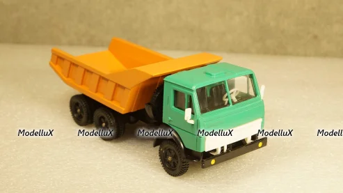 Камаз 5511 самосвал зелёный/оранжевый, Арек 1:43