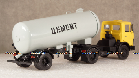МАЗ 5337 1978г. с п/прицепом цементовоз ТЦ-15 , Viko models 1:43