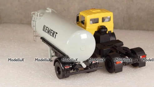 МАЗ 5337 1978г. с п/прицепом цементовоз ТЦ-15 , Viko models 1:43