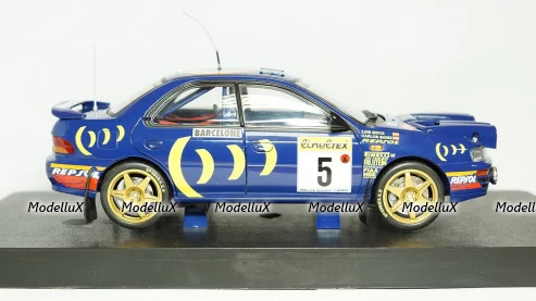 Subaru Impreza 555 Rallye Monte-Carlo 1995 #5, SunStar 1:18