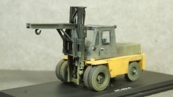 Львовский автопогрузчик АП-4014 (жёлто-серый) со следами эксплуатации, 0043MP, Model Pro 1:43