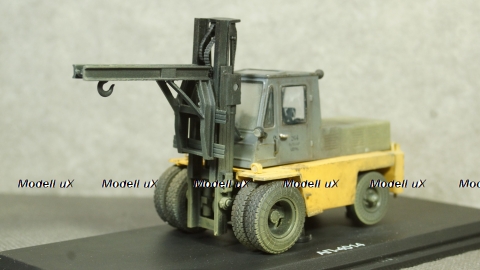 Львовский автопогрузчик АП-4014 (жёлто-серый) со следами эксплуатации, 0043MP, Model Pro 1:43