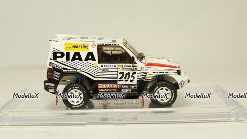 Mitsubishi Pajero #205 PIAA B.SABY Rallye Paris Dakar 1998, Skid 1:43