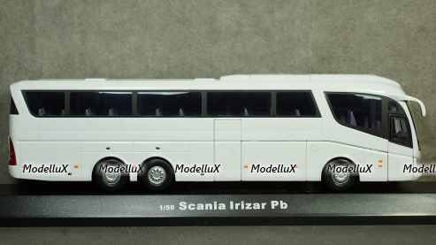 Scania Irizar Pb белый, Cararama 1:50
