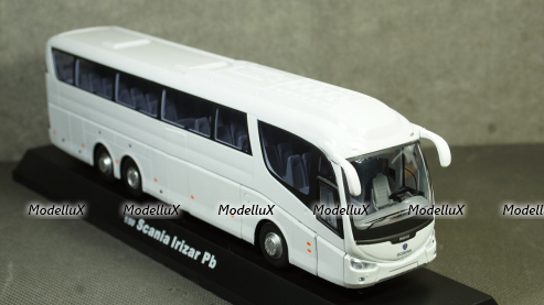 Scania Irizar Pb белый, Cararama 1:50