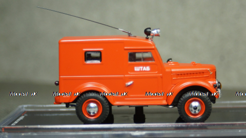 Газ 69 Пожарный штабной автомобиль, TruckTyr 1:43