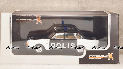 Volvo 244 police Sweden year 1978, PRD294, Premium X 1:43 №1
