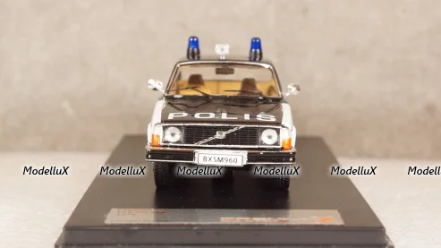 Volvo 244 police Sweden year 1978, PRD294, Premium X 1:43 №1