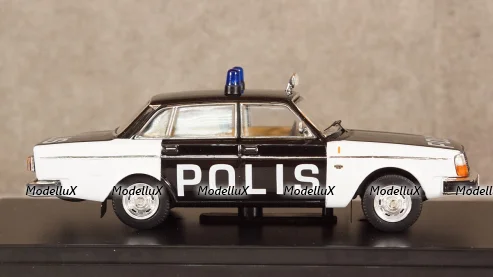 Volvo 244 police Sweden year 1978, PRD294, Premium X 1:43 №1