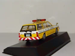 Toyota Mark II Wagon LG Police 1988, yellow, YX76V, Dism 1:43