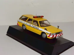 Toyota Mark II Wagon LG Police 1988, yellow, YX76V, Dism 1:43