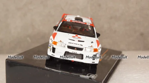 Mitsubishi Lancer Evo V #2 Champions Meeting 1998 Burns, Ralliart, RAM524, IXO 1:43