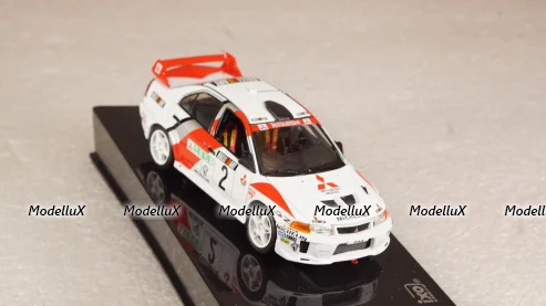 Mitsubishi Lancer Evo V #2 Champions Meeting 1998 Burns, Ralliart, RAM524, IXO 1:43
