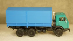 Камаз 5320 с тентом зелёный/синий, Арек 1:43