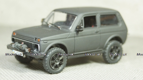 Ваз 2121 матовый, тюнинг, Doc & Hummer Studio 1:43