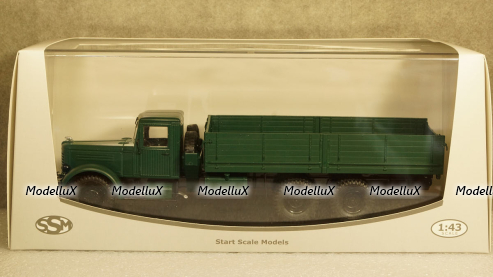 ЯАЗ-210 бортовой, тёмно-зелёный, SSM1081, SSM 1:43