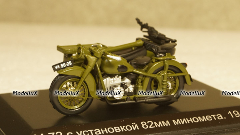ММЗ М-72 с установкой 82мм миномета 1942г., 307203, DiP Models 1:43