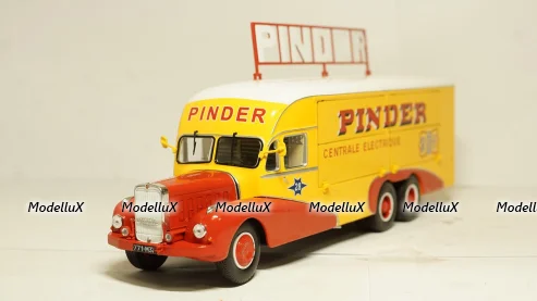 Bernard 28 Centrale Electrique Circus Pinder yellow/red, Direct Collections 1:43